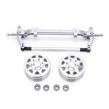 Imagem de Cubo de jantes de roda dianteira Ainoli à prova de ferrugem, resistente, durável, de alta resistência, cubo de roda de caminhão de reboque RC