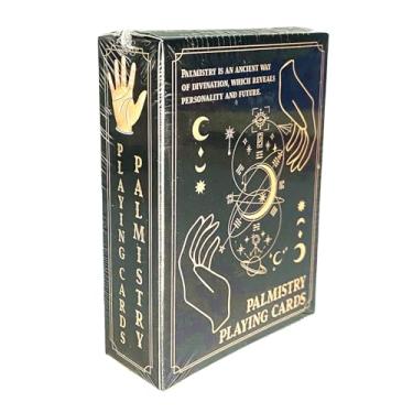 Imagem de SANTSUN Palmistry Fortune Telling Cards, Tarot Cards for Beginners and Fun Playing Card, Mystic Gift Idea Tarot Playing Cards with Meanings on Them, Revealing The Fortune Secrets Hidden in Your Hand