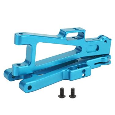 Imagem de CUOFYUNL 2pcs RC braço de suspensão em liga de alumínio DIY atualização braço oscilante inferior dianteiro e traseiro para caminhão JLB 1/10 (Azul)