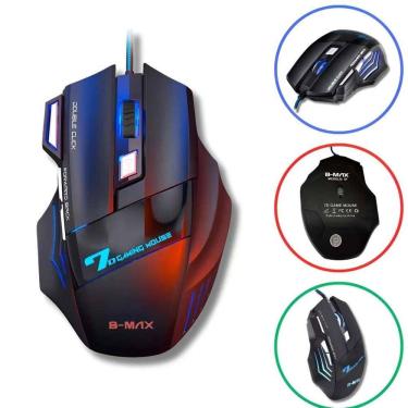 Imagem de Mouse Gamer Usb Com Luzes Rgb
