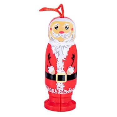 Imagem de oshhni Enfeite festivo engraçado de Papai Noel, Papai Noel travesso com luz, decoração de Natal para festas, decoração de casa e escritório.