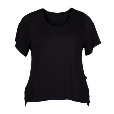 Imagem de Blusa Feminina Bruna e Bia Plus Size Sobre Legging Preto-Feminino