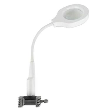 Imagem de uhyOHF Lupa, lupa, luz de LED, lupa de leitura, passatempo, jornal, mesa, candeeiro de mesa, livros, mãos livres, faixa de cabeça iluminada, acessório portátil para tela de celular 3D, página inteira