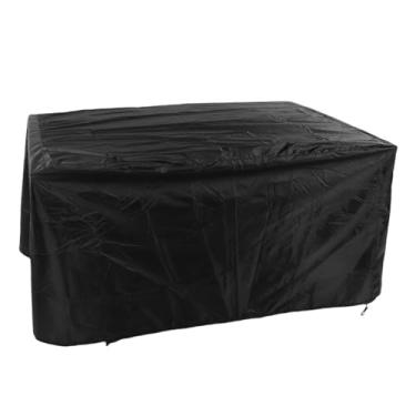 Imagem de Fockety Capa para Móveis de Jardim, Capa Impermeável de Poliéster Quadrada para Mesa, Capa Resistente para Sofá Modular Externo, Proteção Contra Intempéries, 125 x 125 x 70 cm