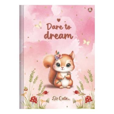 Imagem de Caderno Brochura (GRANDE) 80 Folhas So Cute Bichinhos 20cm x 27,5cm - 