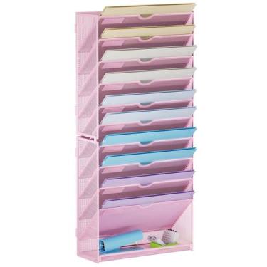 Imagem de Suporte de arquivo de parede Marbrasse de 11 camadas suspenso em metal