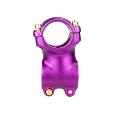Imagem de Mesa de Bicicleta MTB/Estrada CNC de 45mm Leve com 7 Graus e 31,8mm de Diâmetro, Colorida, para Gravel, XC e AM.(45 stem-Purple)
