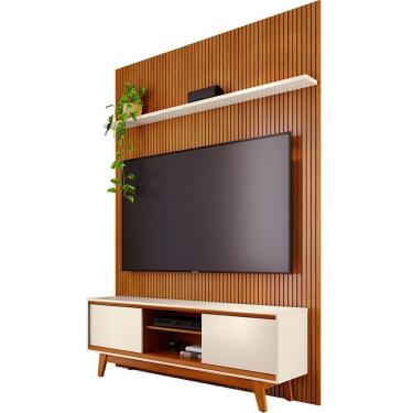 Imagem de Painel Para Tv 65 Polegadas Composição Bancada Nilo Cinamomo/off White