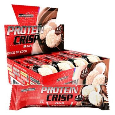 Imagem de Barra de Proteína Integralmedica Protein Crisp 540g 12 unidades, Doce 