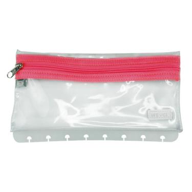 Imagem de Estojo Inteligente Escolar Crystal Neon Pink - Unico - CADERNO INTELIGENTE