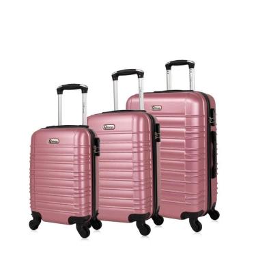 Imagem de Conjunto de Malas de viagem PP, P e M Detroit Swiss Move Rose-Masculino