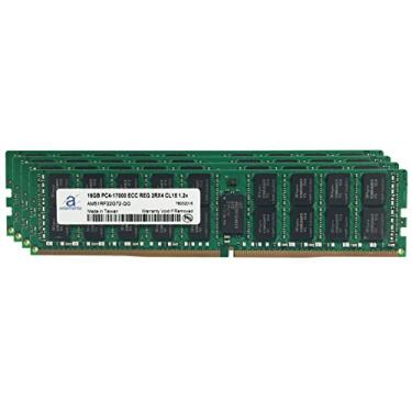 Imagem de Adamanta Atualização de memória de servidor de 64 GB (4 x 16 GB) compatível com chip registrado Dell PowerEdge R730 DDR4 2133MHz PC4-17000 ECC 2Rx4 CL15 1.2v DRAM RAM