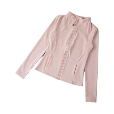 Imagem de Moletom Feminino De Manga Longa Para Yoga, Corta-Vento, Roupas Esporti