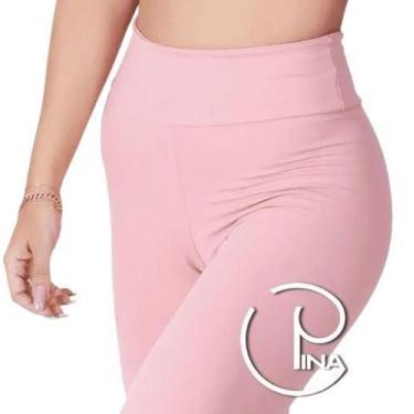 Imagem de Legging Poliamida Spandex Várias Cores P M G GG PINA - PINA Fitnesswea