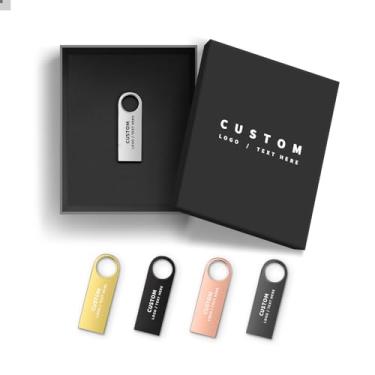 Imagem de Pen drive USB personalizado, pen drive USB personalizado, pen drive portátil de alta velocidade, mini disco flash USB para armazenamento de dados externos (10 peças, 256 MB)