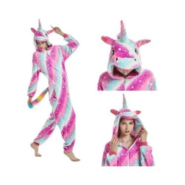 Imagem de Pijamas De Inverno Femininos Em Flanela Grossa Com Capuz, Fantasia De 