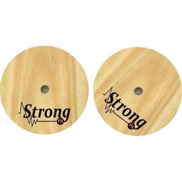 Imagem de 2 Par Anilha De Madeira Para Crossfit, Academia Educativa