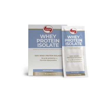 Imagem de Whey protein isolate Vitafor 15 sachês -15g
