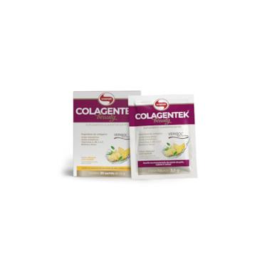 Imagem de Colagentek beauty Vitafor 30 sachês - Sabor Abacaxi c/ Hortelã