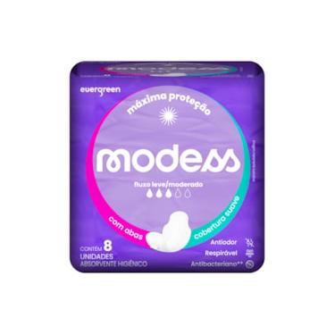 Imagem de Absorvente Modess Malha Suave Com Abas 8 unidades
