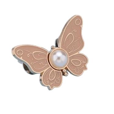 Imagem de 2 peças de aperto de cintura para mulheres - broches de botão de cintura, fivela: sem costura, sem ferramentas, clipes ajustáveis e suprimentos de nós para jeans soltos, saias, vestidos (Cáqui)