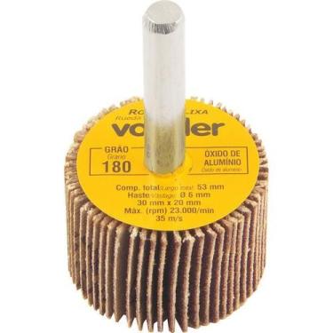 Imagem de Roda de Lixa 30x20mm com Haste G180 - Vonder