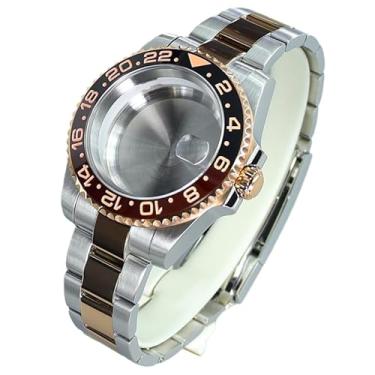 Imagem de FEIYASHI Caixa de relógio de aço inoxidável de 40 mm, à prova d'água, vidro de safira para movimento NH34/NH35 Miyota8215 8205 ETA2824, Tampa inferior sólida 3, For ETA2824 PT5000 Movement, Caixa de