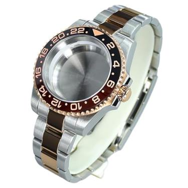 Imagem de FEIYASHI Caixa de relógio de aço inoxidável de 40 mm, à prova d'água, vidro de safira para movimento NH34/NH35 Miyota8215 8205 ETA2824, Tampa inferior sólida 4, For Miyota8215 8205 Movement, Caixa de