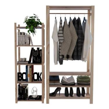 Imagem de Arara Em Oferta P/ Chão Quarto Multiuso Moderno - Technox