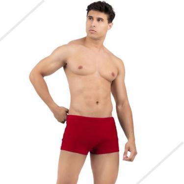 Imagem de Sunga Box Para Banho Piscina UV+50  Com Cadarço Poliamida - HYPE MODAS