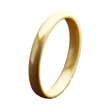 Imagem de Aliança De Casamento Hipoalergênica De Cerâmica 3mm De Largura, Anel M
