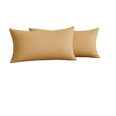 Imagem de kit 2 almofadas baguete 50cmx30cm"enchimento incluso"(Creme)