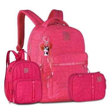 Imagem de Mochila Rebecca Bonbon com Lancheira 2 em 1 e Estojo Box - Clio, Rosa