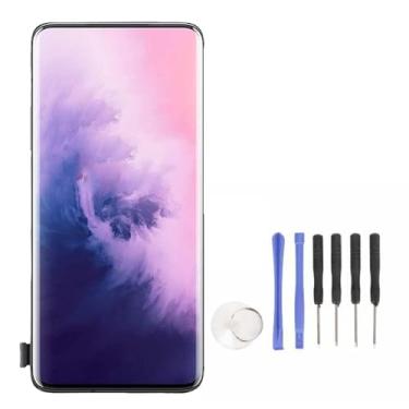 Imagem de EBTOOLS Substituição do Digitalizador da Tela de Toque do Telefone de 6,67 Polegadas, Display LCD de Toque 3D de Alto Brilho para 7 Pro e 7T Pro 5G, Com Ferramentas de Reparo