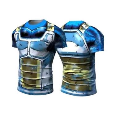 Imagem de Camiseta Masculina De Verão Para Cosplay, Fitness E Corrida, Gola Redo