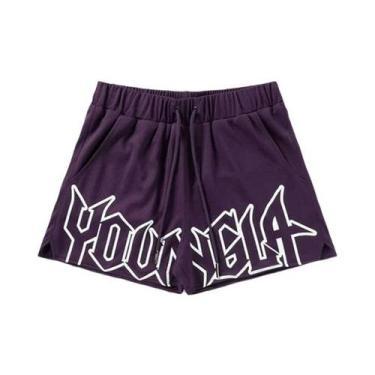 Imagem de Bermudas Esportivas Masculinas Estilo Americano Para Corrida Ao Ar Liv