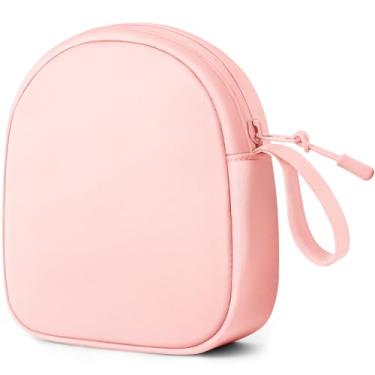 Imagem de Capa de fone de ouvido compatível com JBL Tune/JBL Live/Sony WH-CH520 510 720/Sony MDR-ZX/Bose QuietComfort/JLab/BERIBES/TOZO/KVIDIO/SoundCore, bolsa de armazenamento para fone de ouvido - rosa