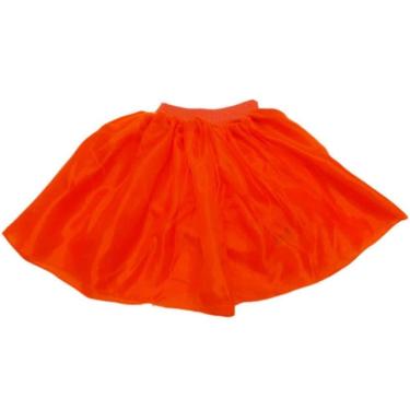 Imagem de Saia De Tule Infantil Laranja Tamanho Único