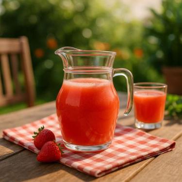 Imagem de Kit 6 Jarras Vidro 500ml Com Alça E Bico Para Água Sucos - KeHome