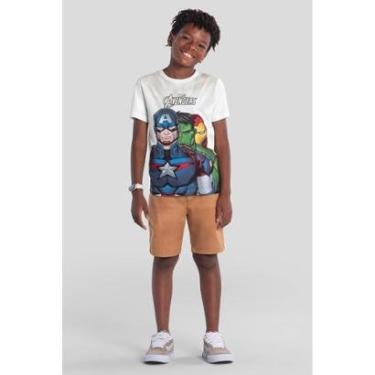 Imagem de Camiseta Infantil Menino Dos Vingadores Brandili-Masculino
