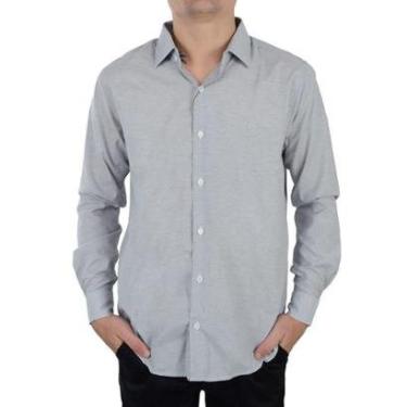 Imagem de Camisa Social Ogochi ML Essencial Slim Masculina-Masculino