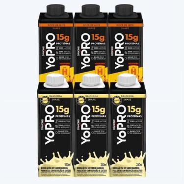 Imagem de Kit 6X Yopro Baunilha / Doce De Leite 15G De Proteínas 250Ml