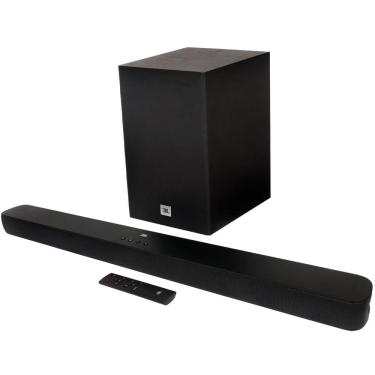 Imagem de Soundbar JBL com 2.1 Canais Bluetooth Subwoofer Wireless e 110W de Potência