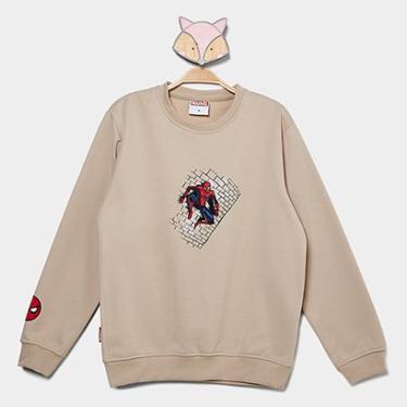 Imagem de Moletom Infantil Mooncity Homem Aranha Menino-Masculino