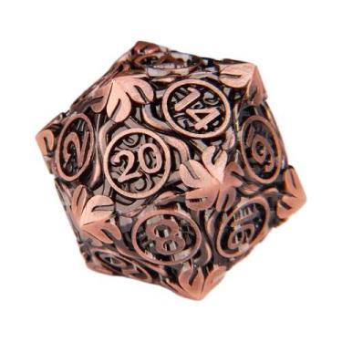 Imagem de Conjunto De Dados Metálicos Coloridos Premium Para Jogos De RPG De Mes