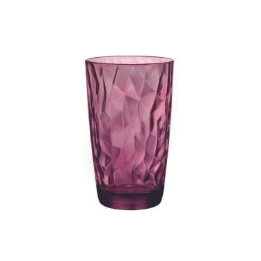 Imagem de Jogo De 6 Copos Roxo 470Ml 8,5X 14,4Cm - Diamond - Bormioli Rocco