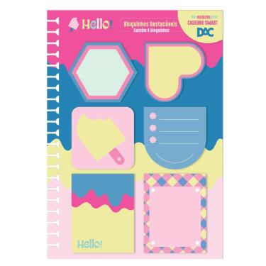 Imagem de Bloco de Folhas Destacáveis - Hello - 6 Bloquinhos - DAC