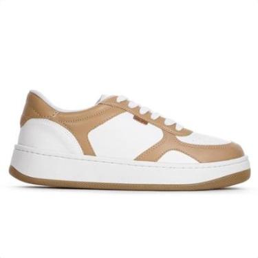 Imagem de Tênis Anacapri AC28 Virginia Fonseca Branco e Marrom - Feminino-Feminino