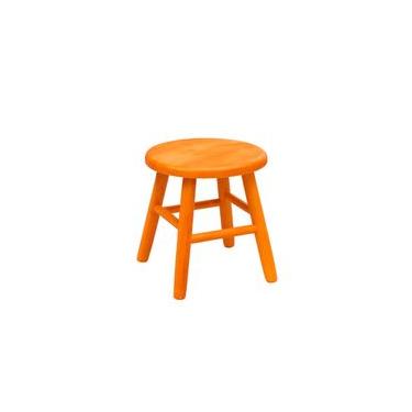 Imagem de Banco Infantil João e Maria em Madeira Maciça 30x29 cm Natural Acetinado Piratini