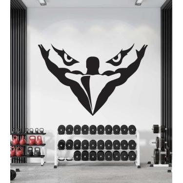 Imagem de Adesivo de parede  academia e musculação  - Ambiente dekorado, 80cm, p